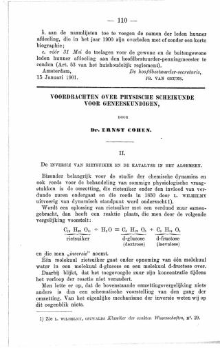 Eerste pagina van het artikel zoals het is gepubliceerd in het tijdschrift