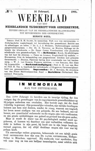 Eerste pagina van het artikel zoals het is gepubliceerd in het tijdschrift