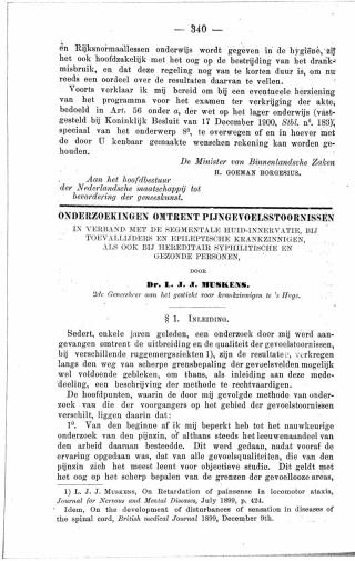 Eerste pagina van het artikel zoals het is gepubliceerd in het tijdschrift