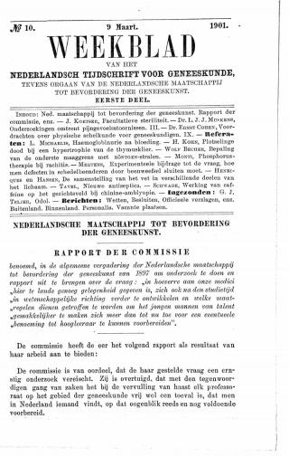 Eerste pagina van het artikel zoals het is gepubliceerd in het tijdschrift