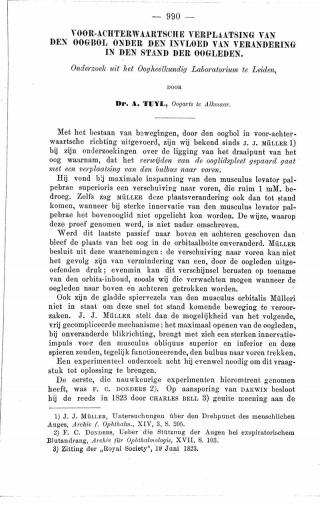 Eerste pagina van het artikel zoals het is gepubliceerd in het tijdschrift