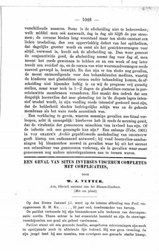 Eerste pagina van het artikel zoals het is gepubliceerd in het tijdschrift