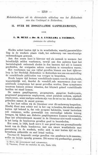 Eerste pagina van het artikel zoals het is gepubliceerd in het tijdschrift