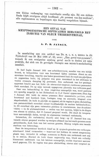 Eerste pagina van het artikel zoals het is gepubliceerd in het tijdschrift