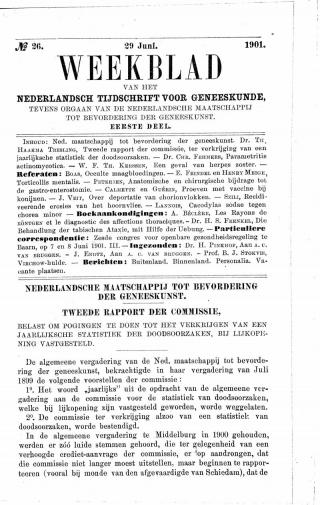 Eerste pagina van het artikel zoals het is gepubliceerd in het tijdschrift