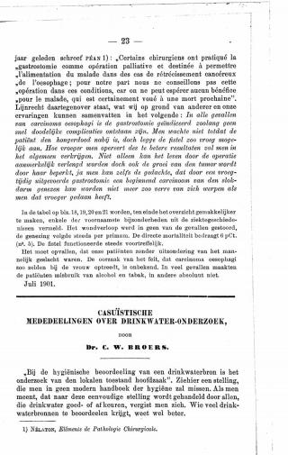 Eerste pagina van het artikel zoals het is gepubliceerd in het tijdschrift