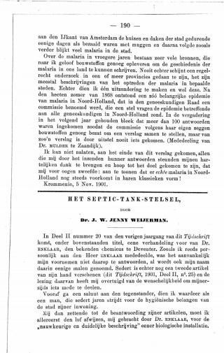 Eerste pagina van het artikel zoals het is gepubliceerd in het tijdschrift