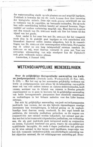 Eerste pagina van het artikel zoals het is gepubliceerd in het tijdschrift