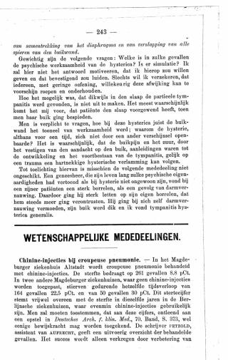 Eerste pagina van het artikel zoals het is gepubliceerd in het tijdschrift