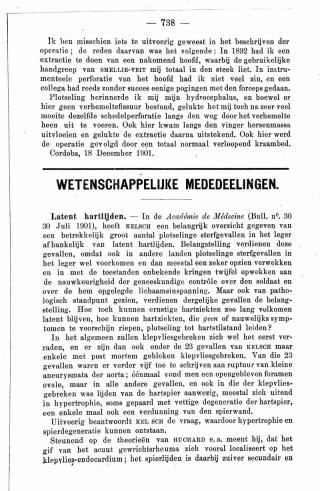 Eerste pagina van het artikel zoals het is gepubliceerd in het tijdschrift