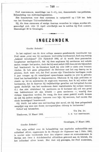 Eerste pagina van het artikel zoals het is gepubliceerd in het tijdschrift