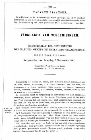 Eerste pagina van het artikel zoals het is gepubliceerd in het tijdschrift