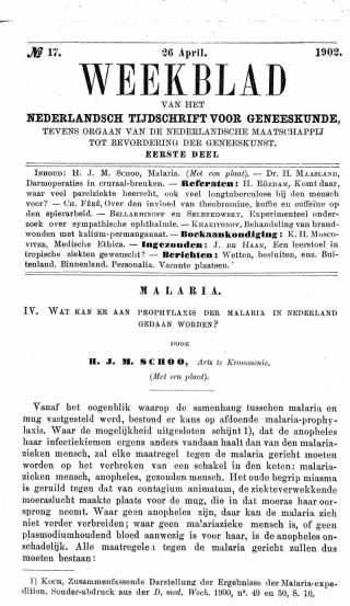 Eerste pagina van het artikel zoals het is gepubliceerd in het tijdschrift