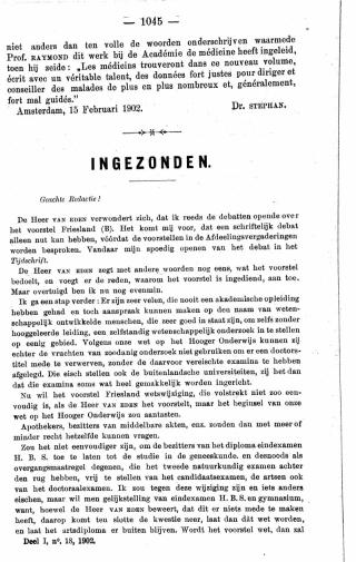 Eerste pagina van het artikel zoals het is gepubliceerd in het tijdschrift