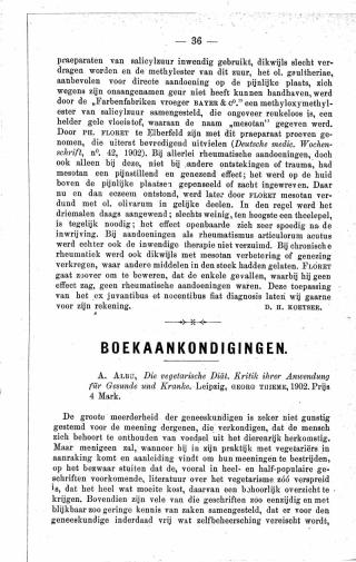 Eerste pagina van het artikel zoals het is gepubliceerd in het tijdschrift