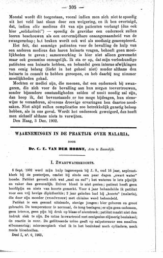 Eerste pagina van het artikel zoals het is gepubliceerd in het tijdschrift