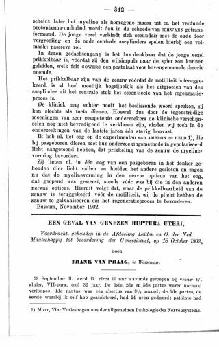 Eerste pagina van het artikel zoals het is gepubliceerd in het tijdschrift