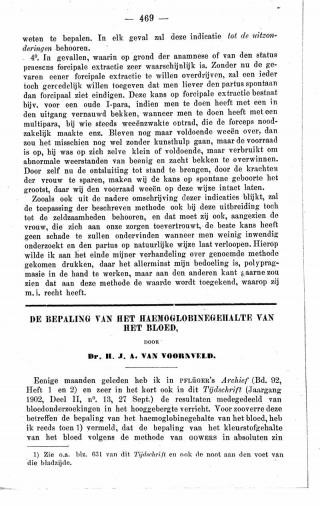 Eerste pagina van het artikel zoals het is gepubliceerd in het tijdschrift