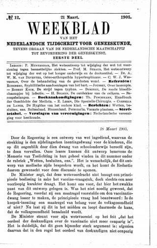 Eerste pagina van het artikel zoals het is gepubliceerd in het tijdschrift