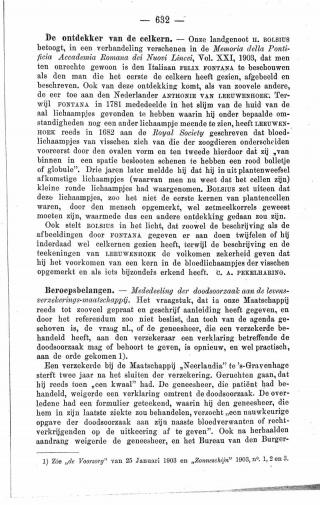 Eerste pagina van het artikel zoals het is gepubliceerd in het tijdschrift