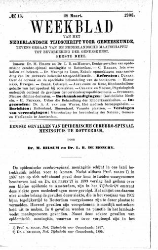 Eerste pagina van het artikel zoals het is gepubliceerd in het tijdschrift