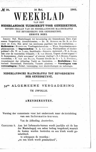 Eerste pagina van het artikel zoals het is gepubliceerd in het tijdschrift