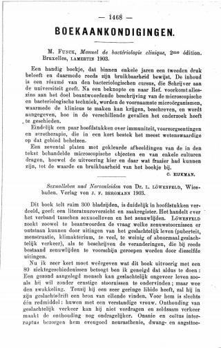 Eerste pagina van het artikel zoals het is gepubliceerd in het tijdschrift