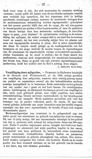 Eerste pagina van het artikel zoals het is gepubliceerd in het tijdschrift