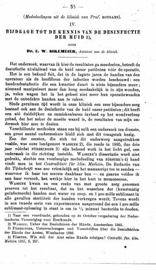 Eerste pagina van het artikel zoals het is gepubliceerd in het tijdschrift