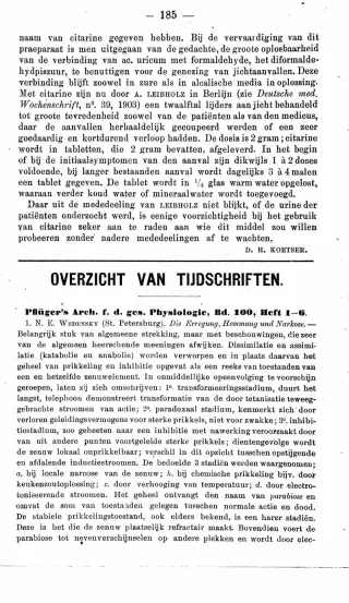 Eerste pagina van het artikel zoals het is gepubliceerd in het tijdschrift