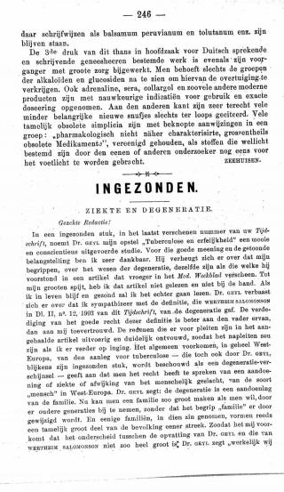 Eerste pagina van het artikel zoals het is gepubliceerd in het tijdschrift