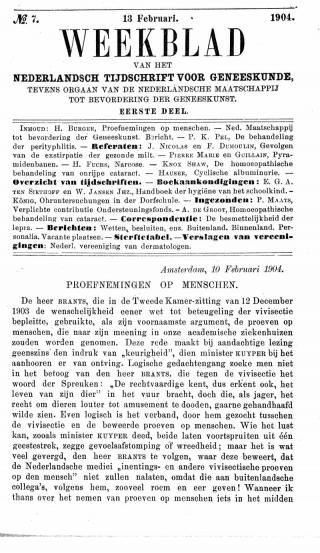 Eerste pagina van het artikel zoals het is gepubliceerd in het tijdschrift