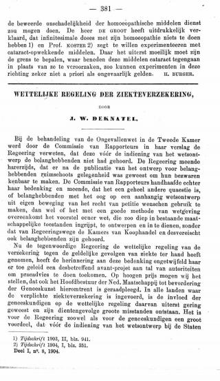 Eerste pagina van het artikel zoals het is gepubliceerd in het tijdschrift