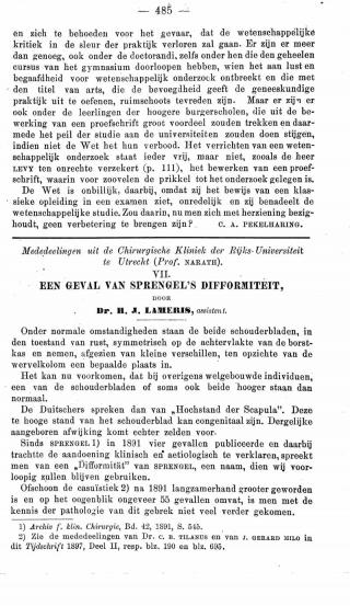 Eerste pagina van het artikel zoals het is gepubliceerd in het tijdschrift