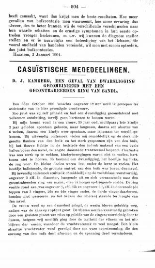 Eerste pagina van het artikel zoals het is gepubliceerd in het tijdschrift