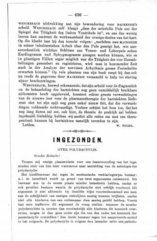 Eerste pagina van het artikel zoals het is gepubliceerd in het tijdschrift