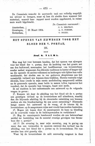 Eerste pagina van het artikel zoals het is gepubliceerd in het tijdschrift