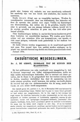 Eerste pagina van het artikel zoals het is gepubliceerd in het tijdschrift