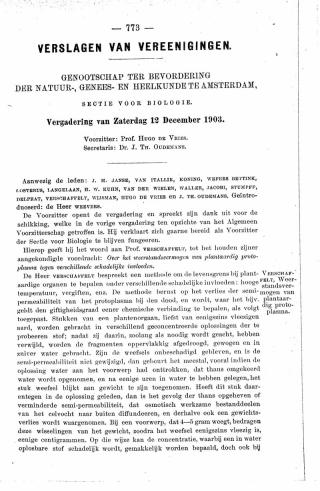 Eerste pagina van het artikel zoals het is gepubliceerd in het tijdschrift