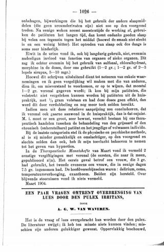 Eerste pagina van het artikel zoals het is gepubliceerd in het tijdschrift