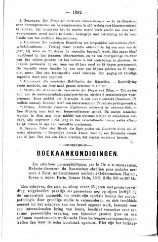 Eerste pagina van het artikel zoals het is gepubliceerd in het tijdschrift