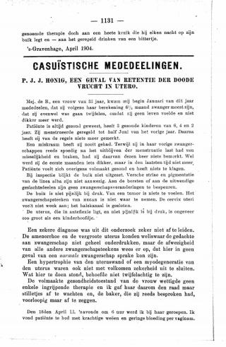 Eerste pagina van het artikel zoals het is gepubliceerd in het tijdschrift