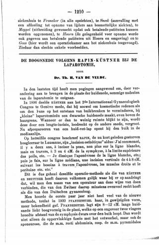 Eerste pagina van het artikel zoals het is gepubliceerd in het tijdschrift