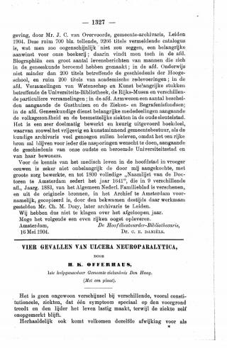 Eerste pagina van het artikel zoals het is gepubliceerd in het tijdschrift