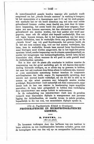 Eerste pagina van het artikel zoals het is gepubliceerd in het tijdschrift