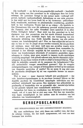 Eerste pagina van het artikel zoals het is gepubliceerd in het tijdschrift