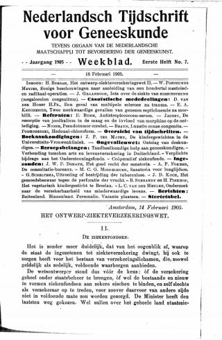 Eerste pagina van het artikel zoals het is gepubliceerd in het tijdschrift