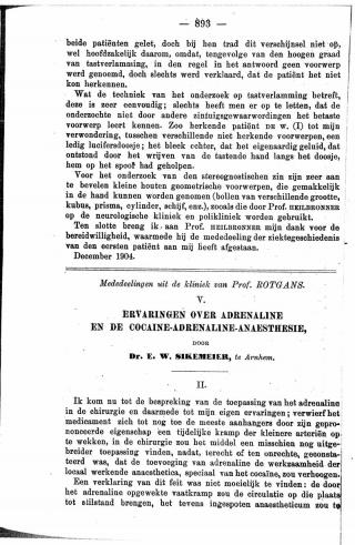 Eerste pagina van het artikel zoals het is gepubliceerd in het tijdschrift