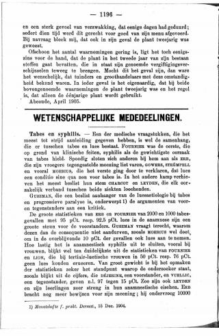 Eerste pagina van het artikel zoals het is gepubliceerd in het tijdschrift