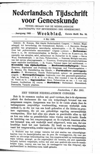 Eerste pagina van het artikel zoals het is gepubliceerd in het tijdschrift